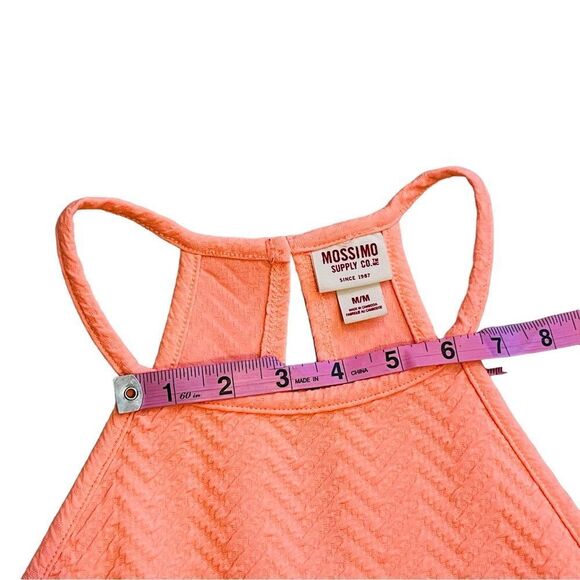 10/$25🦋 Mossimo Neon Orange A-Line Sleeveless Skater Dress - Size Medium - Picture 10 of 16
